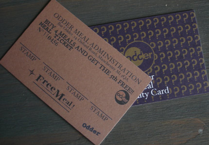 odder card