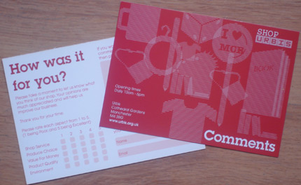 comment card card