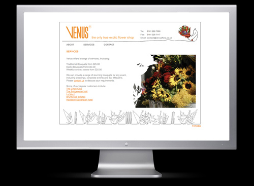 venus flora website